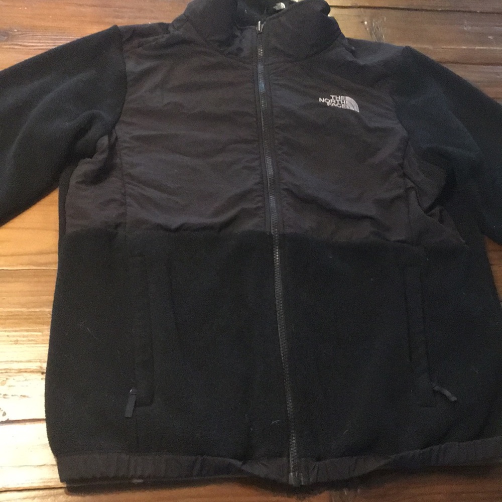 Black North Face winter jacket
